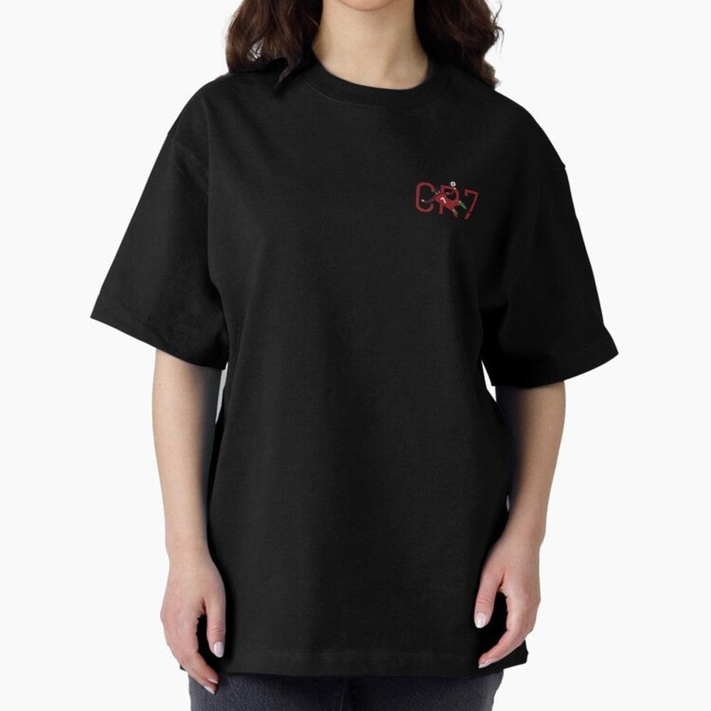 Ronaldo Oversized T-Shirt Share the Excitement of Match Day Hype around FIFA World Cup 2026 USA Canada Mexico, Messi, Neymar and Mbappe, Spain and Netherlands, Sports Nostalgia, International Competition, Famous Players and Unforgettable Victories;