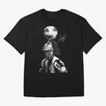 Ronaldinho - black white Oversized T-Shirt Make Your Look Match FIFA World Cup 2026 Group Stage Spirit, with England, Cristiano Ronaldo, Fan Favorite Moments, National Team Passion, Big Match Drama and Soccer History; Perfect for People Who Love
