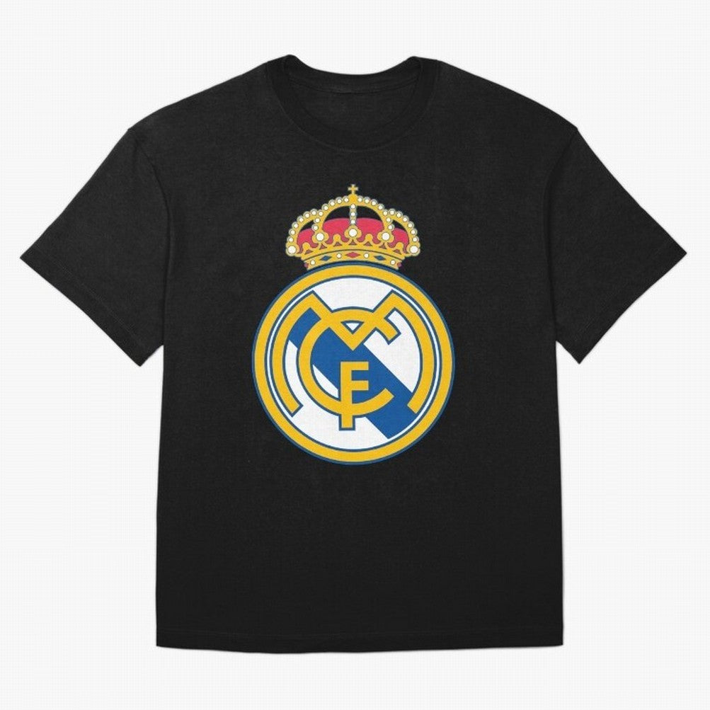 The Madrid CF Logo Oversized T-Shirt Showcase the FIFA World Cup 2026 USA Canada Mexico Journey through Messi Highlights, England and Germany Pride, Soccer Culture, Superstar Moments, National Team Dreams and Competitive Fire; Perfect for