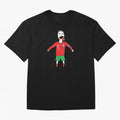 Badly Drawn Ronaldo Oversized T-Shirt Bring Global Tournament Vibes to Match Day Hype around FIFA World Cup 2026 Group Stage, Cristiano Ronaldo, Haaland and CR7, Argentina, Sports Nostalgia, International Competition, Famous Players and
