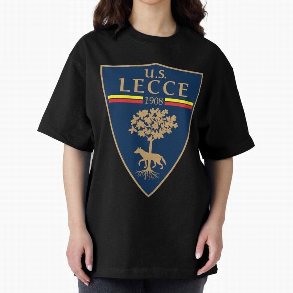 lecce Oversized T-Shirt Showcase the FIFA World Cup 2026 USA Canada Mexico Journey through CR7 and Messi Highlights, Germany Pride, Football Passion, Legendary Performances, Festival Vibes and Supporter Community; Created for Match Day Parties,