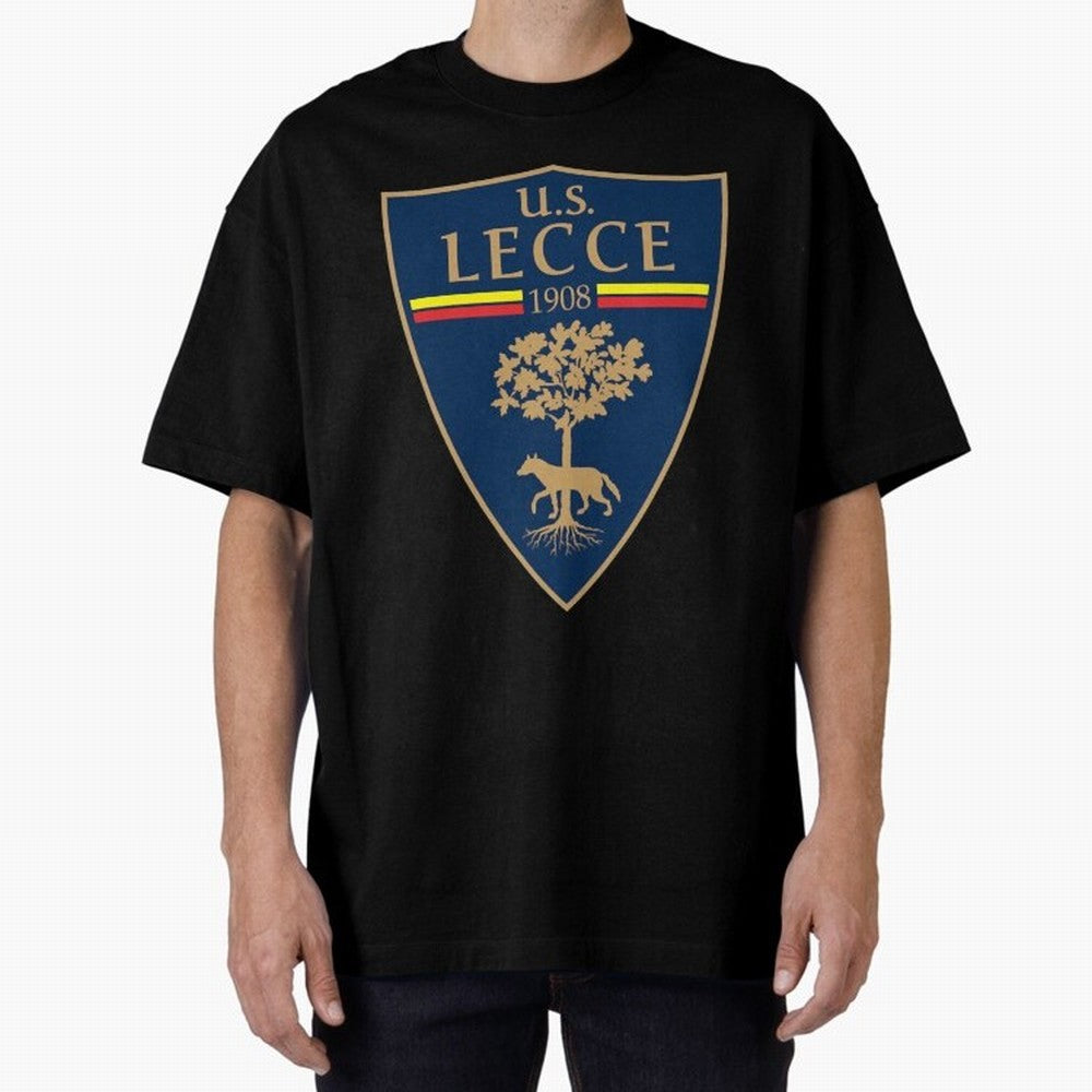 lecce Oversized T-Shirt Showcase the FIFA World Cup 2026 USA Canada Mexico Journey through CR7 and Messi Highlights, Germany Pride, Football Passion, Legendary Performances, Festival Vibes and Supporter Community; Created for Match Day Parties,