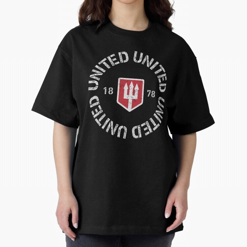 Manchester United Retro Vintage Oversized T-Shirt Support Your Favorite Stars during Match Day Hype around FIFA World Cup 2026, Mbappe and Neymar, Argentina, France and Brazil, Goal Celebration Energy, Supporter Heritage, Football Icons and