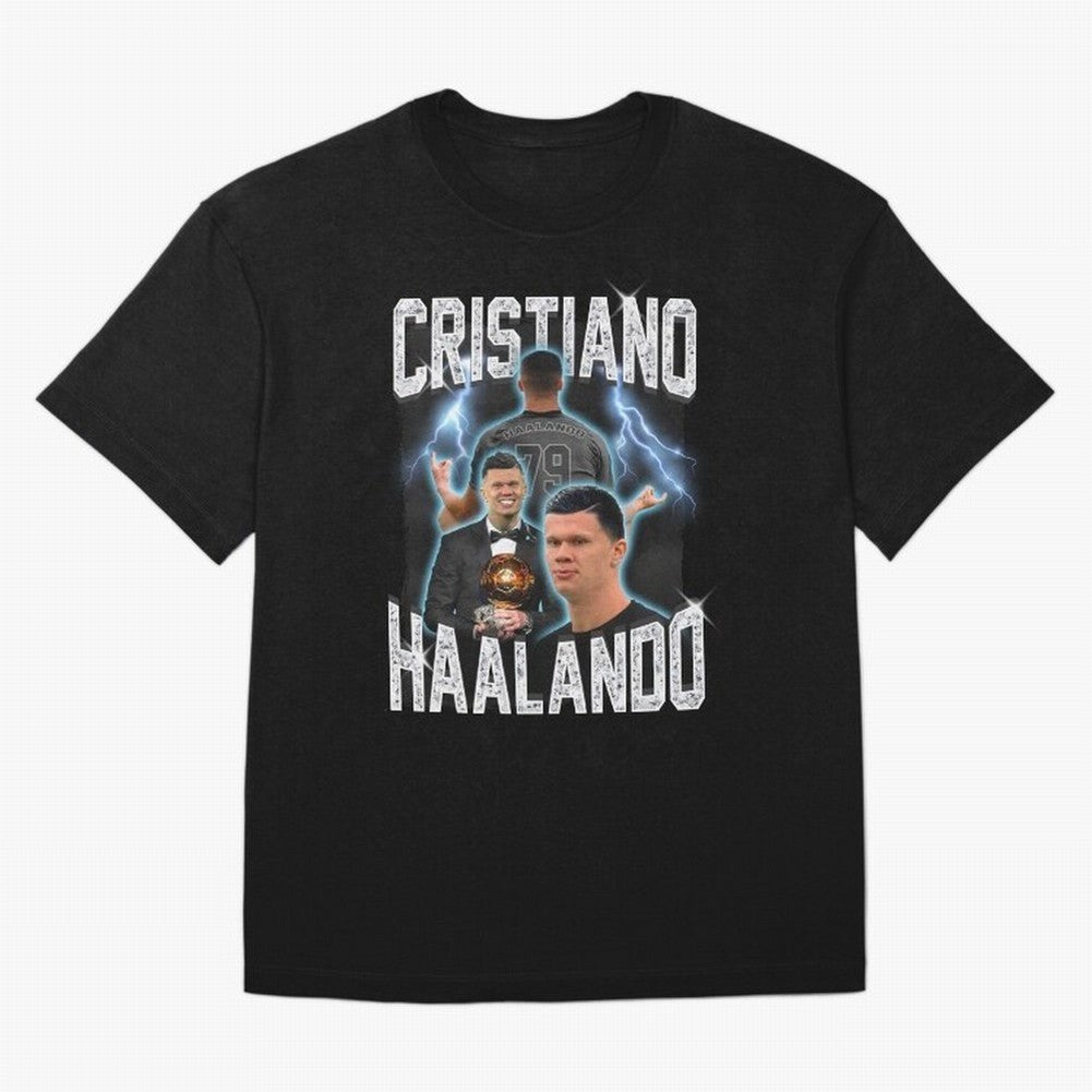 Cristiano Haalando Oversized T-Shirt Support Your Favorite Stars during FIFA World Cup 2026 USA Canada Mexico Driven by Messi, CR7 and Mbappe, France Energy, Stadium Chants, National Pride, Trophy Dreams and Unforgettable Football Memories; Made