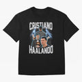 Cristiano Haalando Oversized T-Shirt Support Your Favorite Stars during FIFA World Cup 2026 USA Canada Mexico Driven by Messi, CR7 and Mbappe, France Energy, Stadium Chants, National Pride, Trophy Dreams and Unforgettable Football Memories; Made