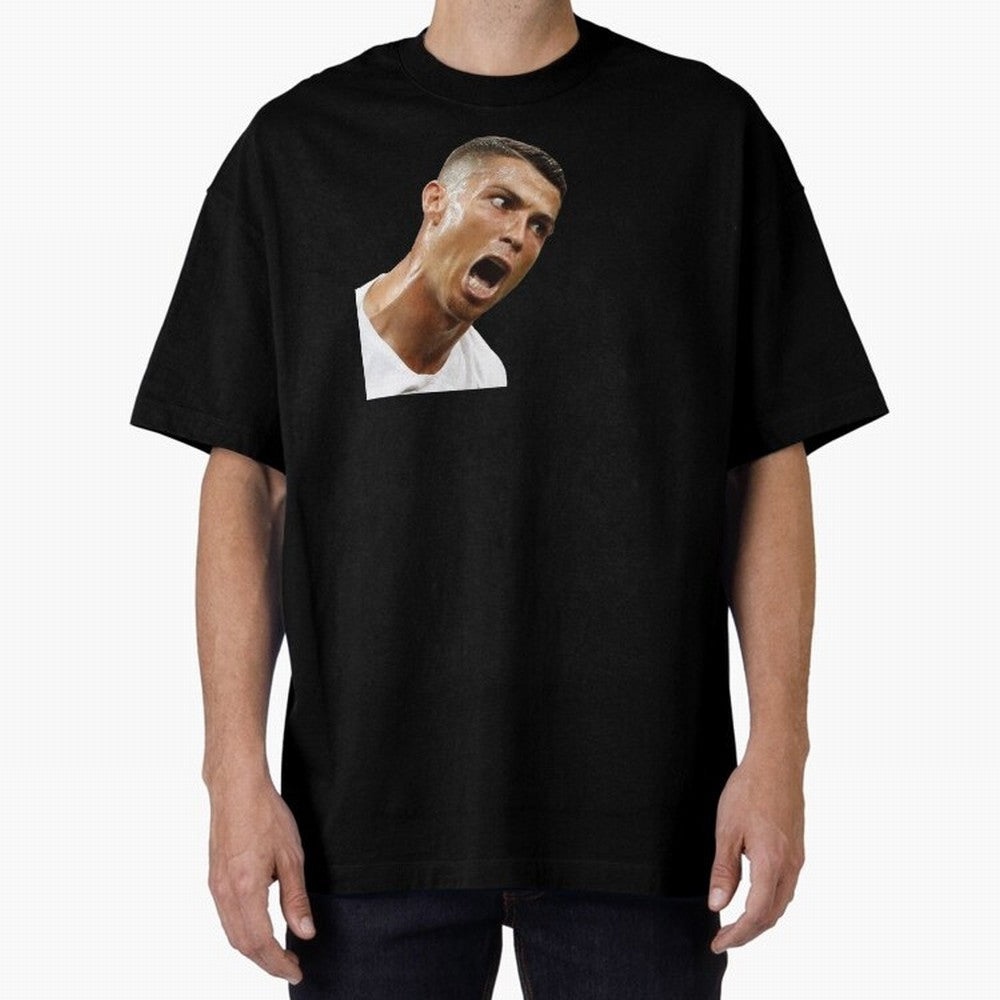 cristiano ronaldo siuuu meme Oversized T-Shirt Relive Legendary Nights from the FIFA World Cup 2026 USA Canada Mexico Journey through Messi Highlights, Argentina, France and Brazil Pride, Vintage Soccer Flavor, Modern Football Stars, National Flags