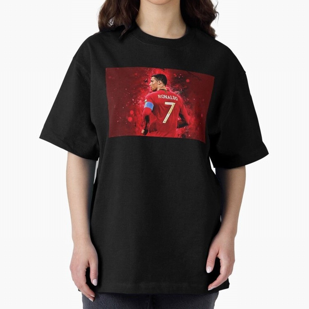 Cristiano Ronaldo Oversized T-Shirt Feel the Trophy Chase of FIFA World Cup 2026 Group Stage Inspired by Neymar, Haaland and Cristiano Ronaldo, Netherlands Energy, Soccer Culture, Superstar Moments, National Team Dreams and Competitive Fire; Ideal
