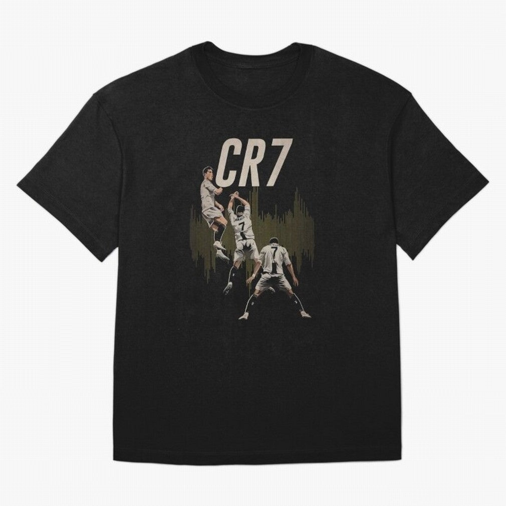 Cristiano Ronaldo Oversized T-Shirt Celebrate the Magic of Match Day Hype around FIFA World Cup 2026, CR7 and Messi, Portugal, Spain and Germany, Retro Football Energy, Iconic Rivalries, Trophy Chase Drama and Stadium Atmosphere; Great for