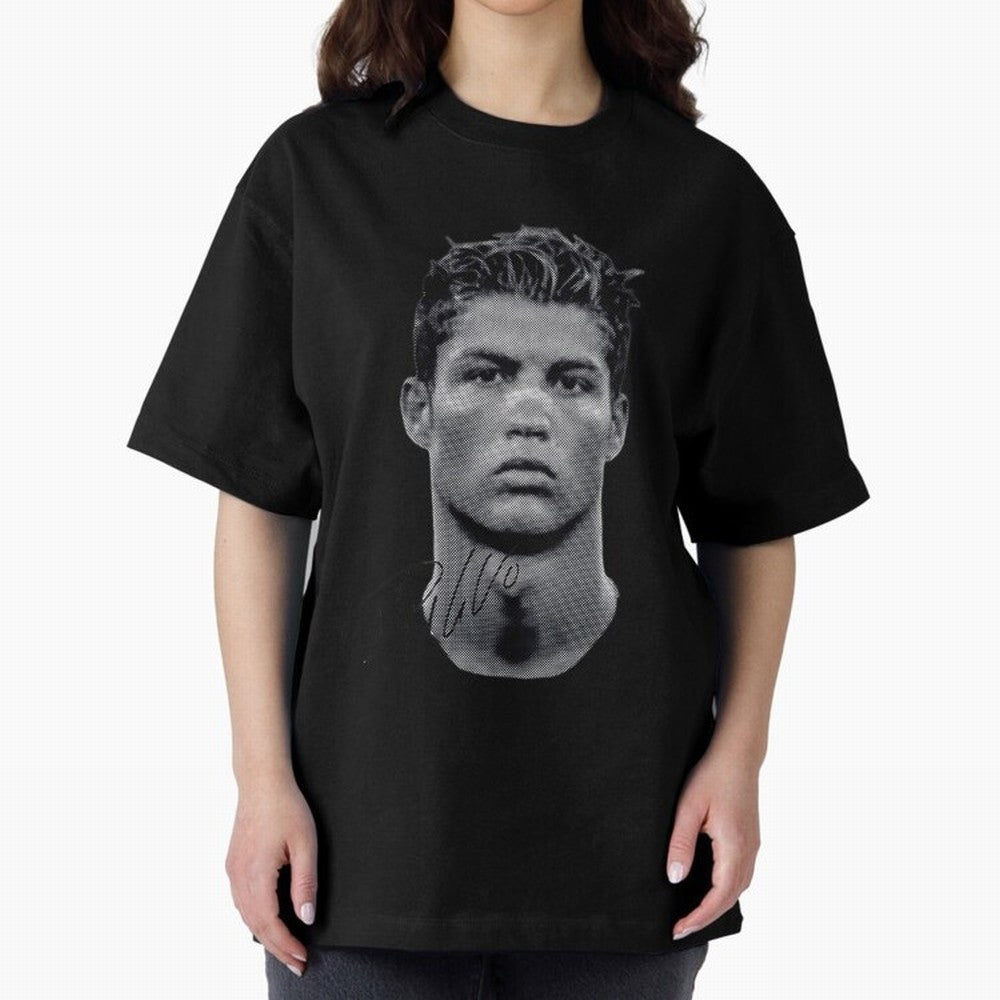 Cristiano Ronaldo Vintage Tshirt Oversized T-Shirt Show Support during Match Day Hype around FIFA World Cup 2026 USA Canada Mexico, Cristiano Ronaldo, Haaland and CR7, Brazil, Game Day Rituals, Football Legends, Country Pride and the Road to the