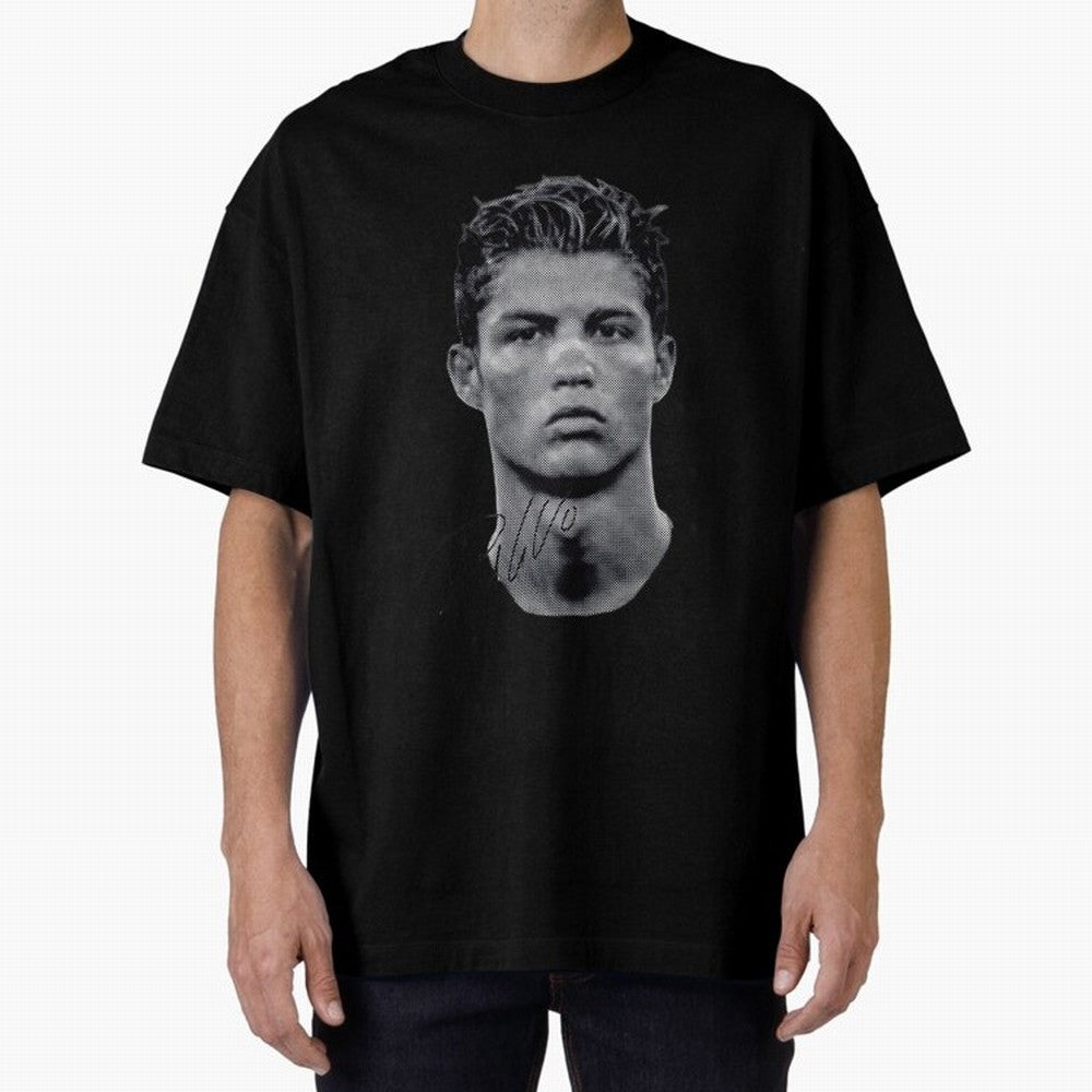 Cristiano Ronaldo Vintage Tshirt Oversized T-Shirt Show Support during Match Day Hype around FIFA World Cup 2026 USA Canada Mexico, Cristiano Ronaldo, Haaland and CR7, Brazil, Game Day Rituals, Football Legends, Country Pride and the Road to the