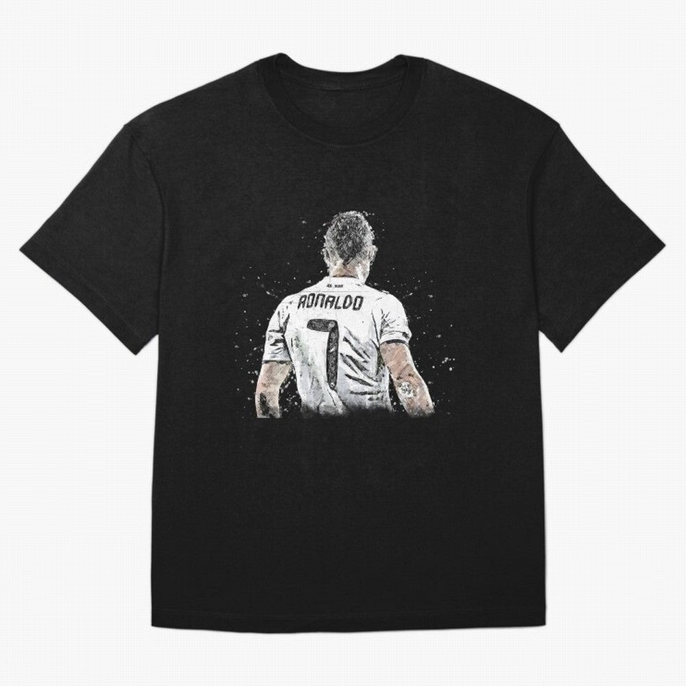 Cristiano ronaldo back Oversized T-Shirt Stand Out with Spirit from the FIFA World Cup 2026 Journey through Neymar, Haaland and Cristiano Ronaldo Highlights, England Pride, Football Passion, Legendary Performances, Festival Vibes and Supporter