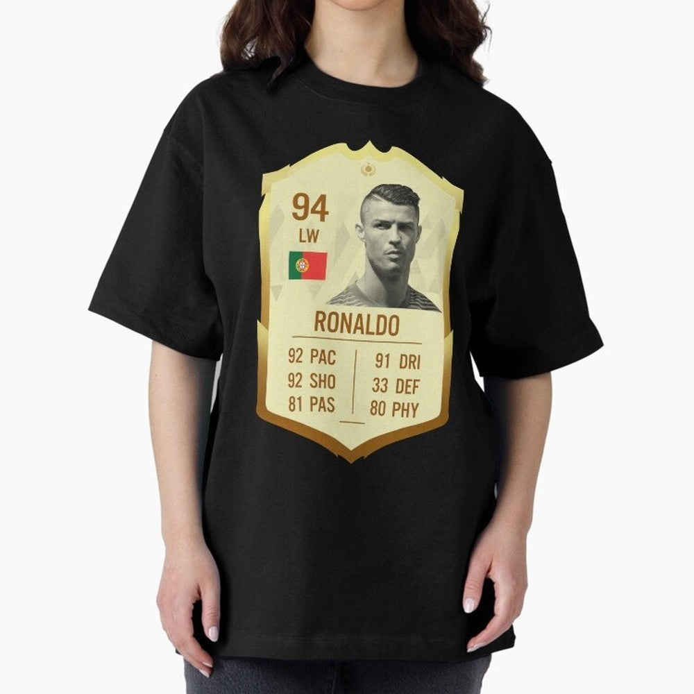 Cristiano Ronaldo Ultimate Card Oversized T-Shirt Make the Season About the FIFA World Cup 2026 Group Stage Journey through Messi, CR7 and Mbappe Highlights, France Pride, Worldwide Fan Energy, Dramatic Goals, Stadium Lights and Championship
