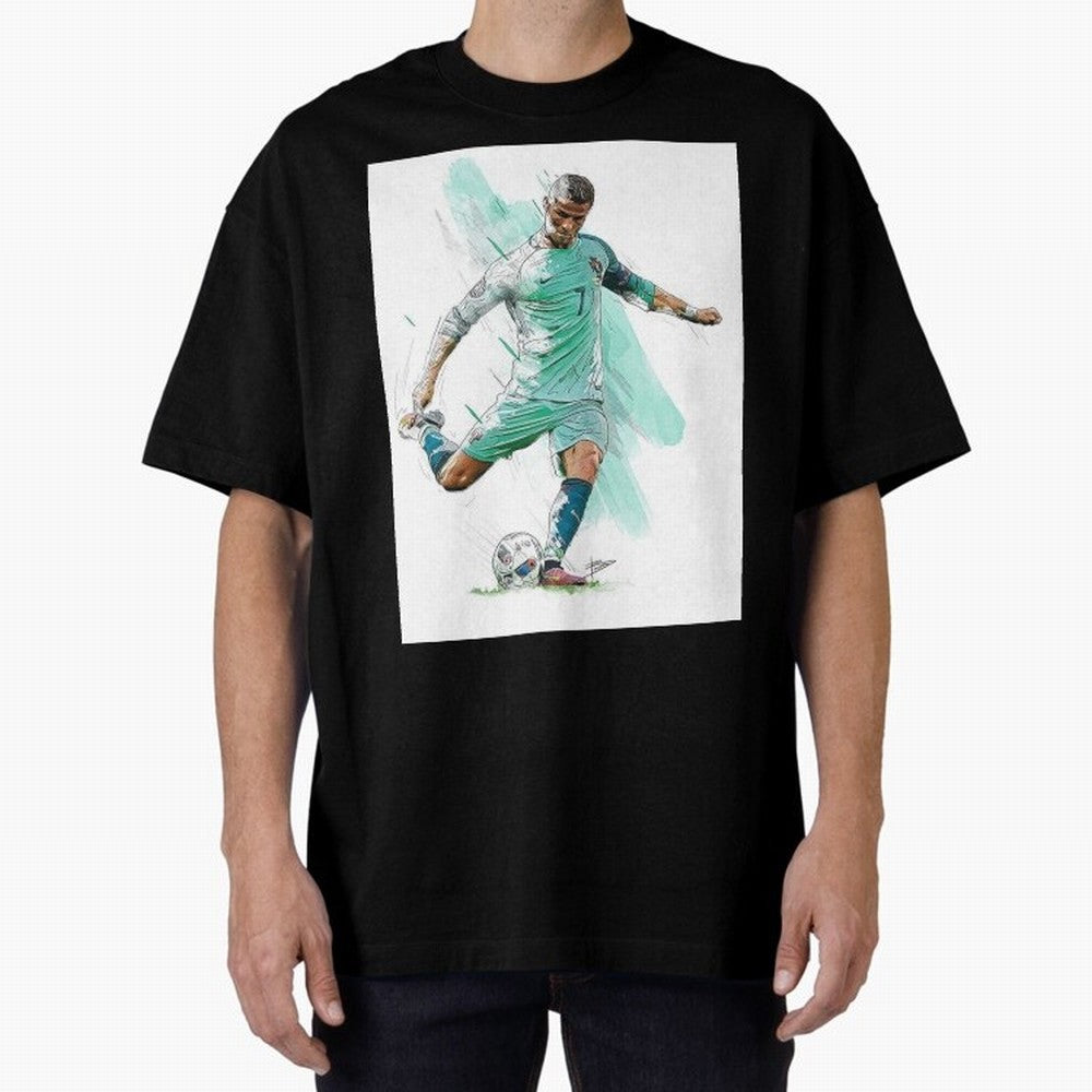 Cristiano ronaldo 7 Oversized T-Shirt Create FIFA World Cup 2026 Capturing Messi, England and Germany Energy, Goal Celebration Energy, Supporter Heritage, Football Icons and Worldwide Tournament Joy; Ideal for Fans Who Follow Messi, Cristiano