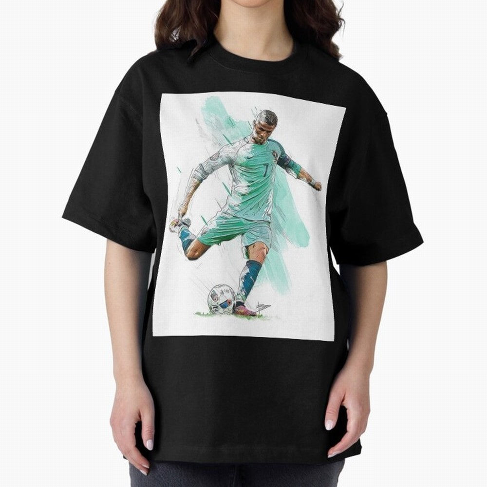 Cristiano ronaldo 7 Oversized T-Shirt Create FIFA World Cup 2026 Capturing Messi, England and Germany Energy, Goal Celebration Energy, Supporter Heritage, Football Icons and Worldwide Tournament Joy; Ideal for Fans Who Follow Messi, Cristiano