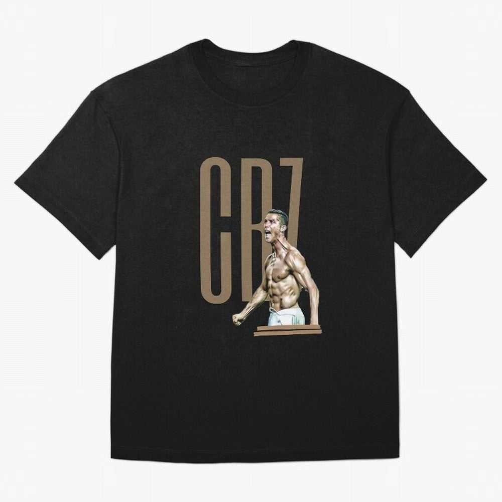 Best Seller - CR7 - Cristiano Ronaldo Merchandise Oversized T-Shirt Embrace FIFA World Cup 2026 Highlighting CR7, Brazil, Portugal and Argentina Energy, Worldwide Fan Energy, Dramatic Goals, Stadium Lights and Championship Celebrations; Perfect for