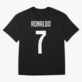 Ronaldo Oversized T-Shirt Show Up for the Glory of FIFA World Cup 2026 USA Canada Mexico for Fans of Messi and England, France and Netherlands, Bringing Global Supporter Spirit, Legendary Goals, National Colors and Tournament Celebration; Great for