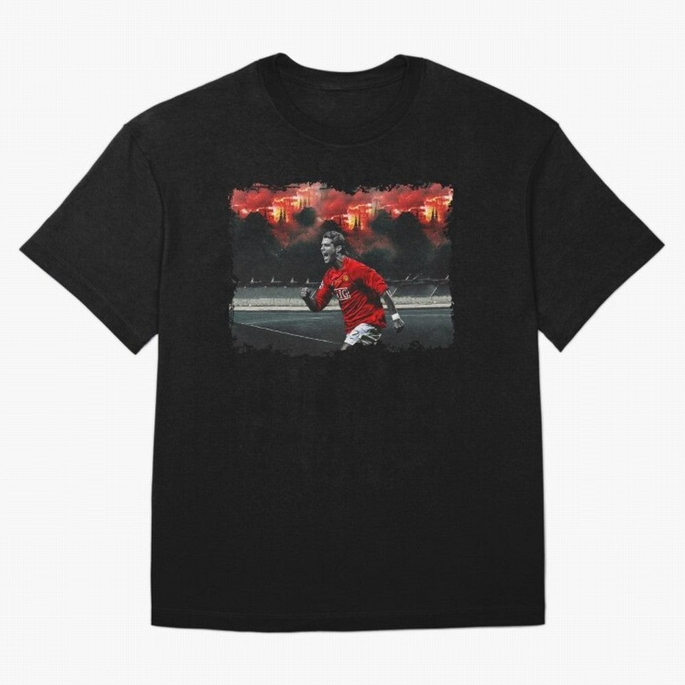 Cristiano Ronaldo Manchester 8K Oversized T-Shirt Honor Football Greatness during Match Day Hype around FIFA World Cup 2026, Mbappe, Portugal, Spain and Germany, Soccer Culture, Superstar Moments, National Team Dreams and Competitive Fire; Ideal