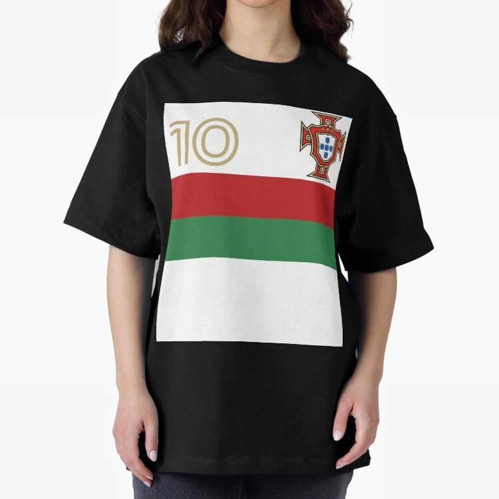 Portugal | 2026 World Cup Fan Apparel Oversized T-Shirt Share the Excitement of the FIFA World Cup 2026 Group Stage Journey through CR7 Highlights, England Pride, Football History, Final Match Energy, Crowd Noise and Once in a Lifetime Moments;