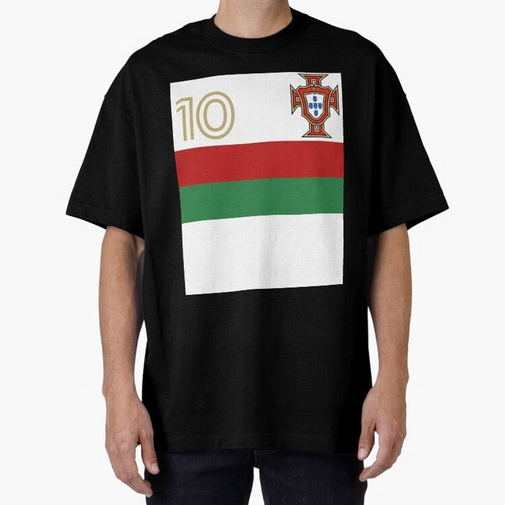 Portugal | 2026 World Cup Fan Apparel Oversized T-Shirt Share the Excitement of the FIFA World Cup 2026 Group Stage Journey through CR7 Highlights, England Pride, Football History, Final Match Energy, Crowd Noise and Once in a Lifetime Moments;