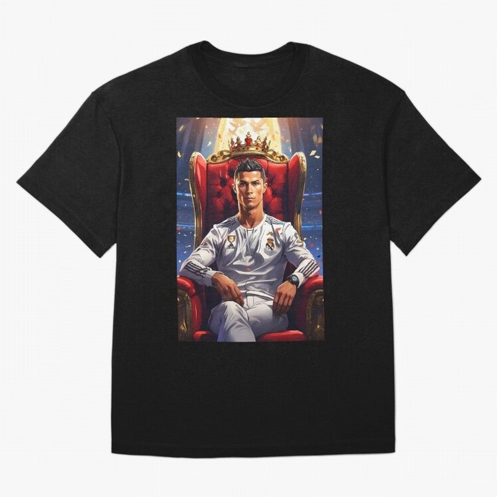 King Cristiano Ronaldo Oversized T-Shirt Remember Iconic Moments from FIFA World Cup 2026 for Fans of Neymar, Haaland and Cristiano Ronaldo and Germany, Bringing Football Passion, Legendary Performances, Festival Vibes and Supporter Community;