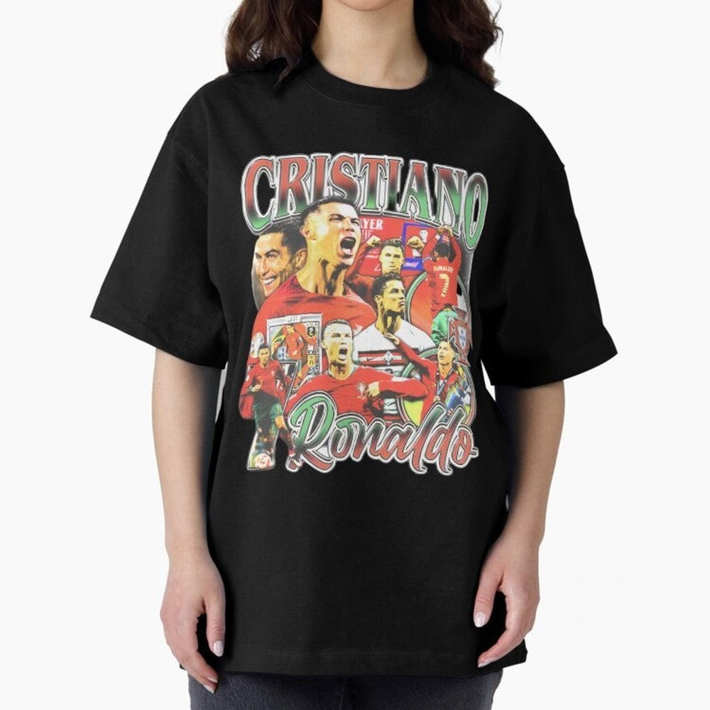 Cristiano Ronaldo Graphic Shirt Oversized T-Shirt Make Game Day About Match Day Hype around FIFA World Cup 2026 Group Stage, CR7 and Messi, Brazil, Portugal and Argentina, Football History, Final Match Energy, Crowd Noise and Once in a Lifetime
