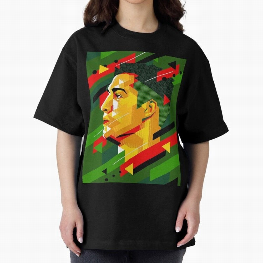Cristiano Ronaldo Oversized T-Shirt Show Your Tournament Heart for FIFA World Cup 2026 Group Stage for Fans of Messi, CR7 and Mbappe and Argentina, Bringing Tournament Hype, Historic Matchups, Family Viewing Parties and Global Sports Pride; Made
