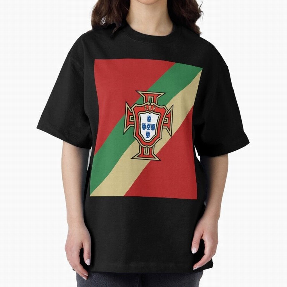 Portugal | 2026 World Cup Fan Apparel Oversized T-Shirt Carry Match Day Hype around FIFA World Cup 2026 Group Stage, Mbappe and Neymar, Brazil, Portugal and Argentina, Tournament Hype, Historic Matchups, Family Viewing Parties and Global Sports