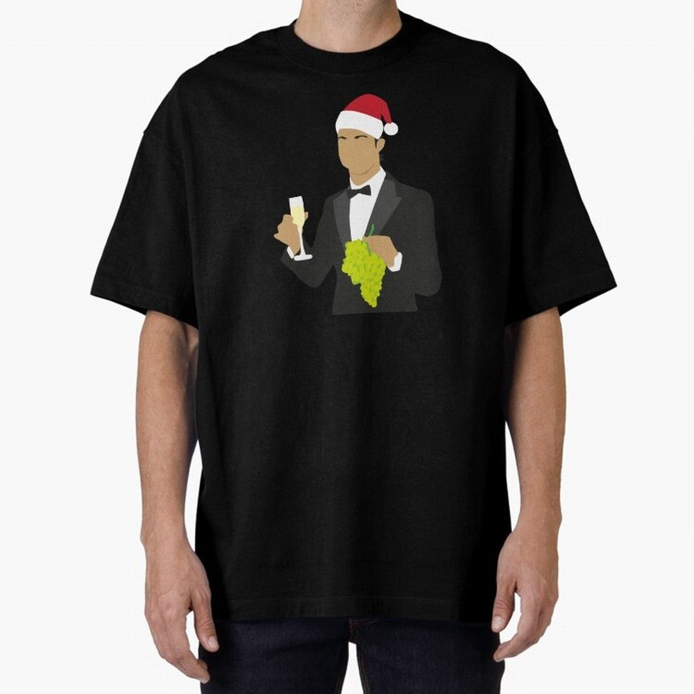 Cristiano Ronaldo enjoing Christmas Oversized T-Shirt Show Fan Pride Across the FIFA World Cup 2026 Journey through Cristiano Ronaldo, Haaland and CR7 Highlights, Portugal, Spain and Germany Pride, Tournament Hype, Historic Matchups, Family Viewing