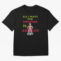 All i want for christmas is siuuu Oversized T-Shirt Carry the Dream of the FIFA World Cup 2026 Journey through CR7 Highlights, Portugal, Spain and Germany Pride, Worldwide Fan Energy, Dramatic Goals, Stadium Lights and Championship Celebrations;