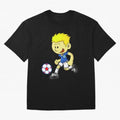 Football is a matter of life and death, I'm like Cristiano Ronaldo Oversized T-Shirt Honor the Football Icons of FIFA World Cup 2026 Group Stage Spirit, with Portugal, Messi, Championship Spirit, Famous Goals, Roaring Crowds and International