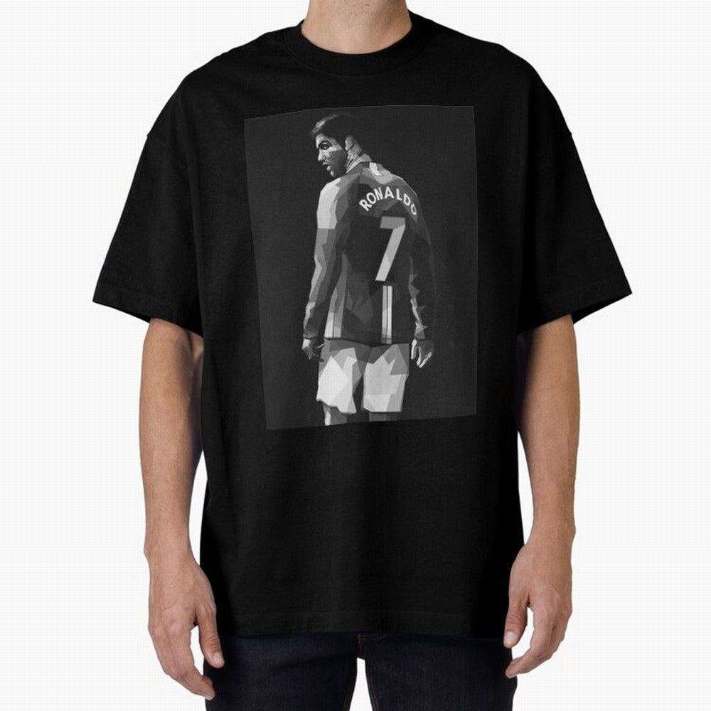 Cristiano Ronaldo Cristiano Ronaldo Oversized T-Shirt Carry National Pride through FIFA World Cup 2026 Group Stage Connected to CR7, Argentina Energy, Retro Football Energy, Iconic Rivalries, Trophy Chase Drama and Stadium Atmosphere; Perfect for