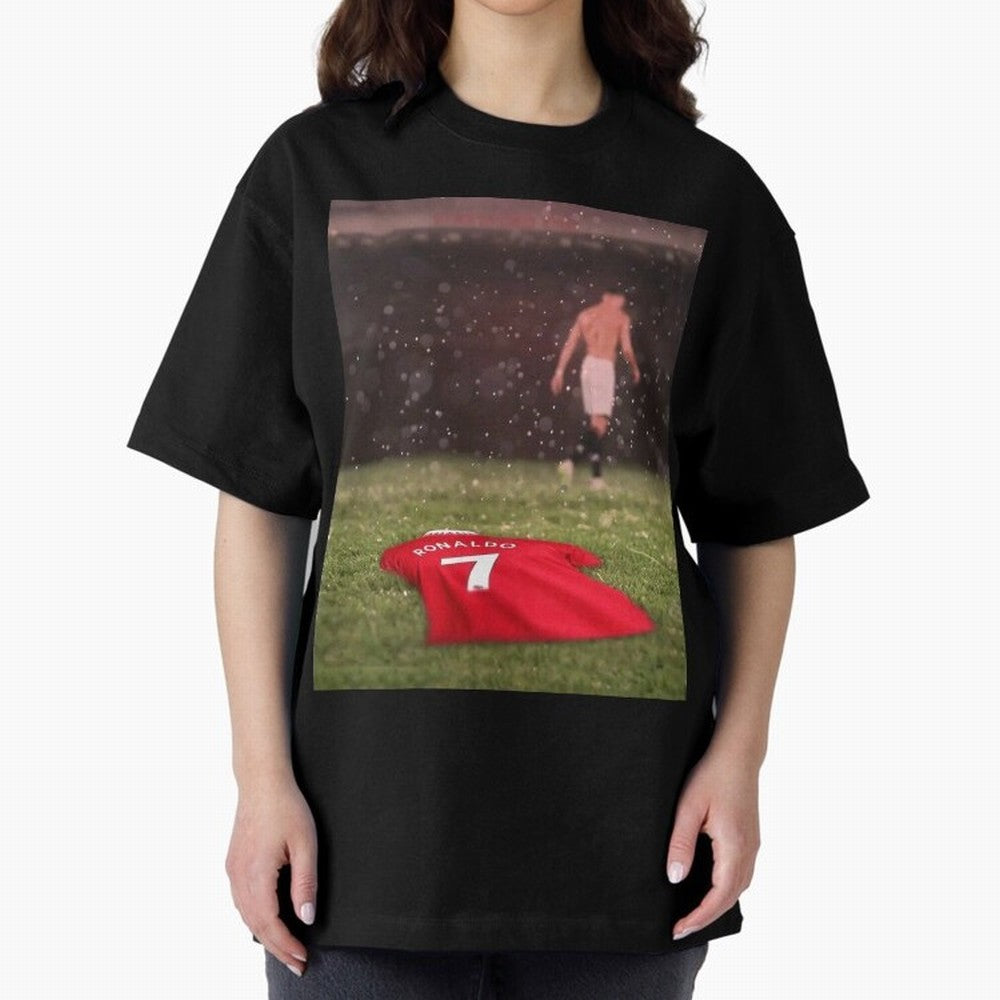 Cristiano Ronaldo Oversized T-Shirt Back the Journey through FIFA World Cup 2026 Group Stage Spirit, Made for Brazil, Cristiano Ronaldo, Sports Nostalgia, International Competition, Famous Players and Unforgettable Victories; Perfect for People Who
