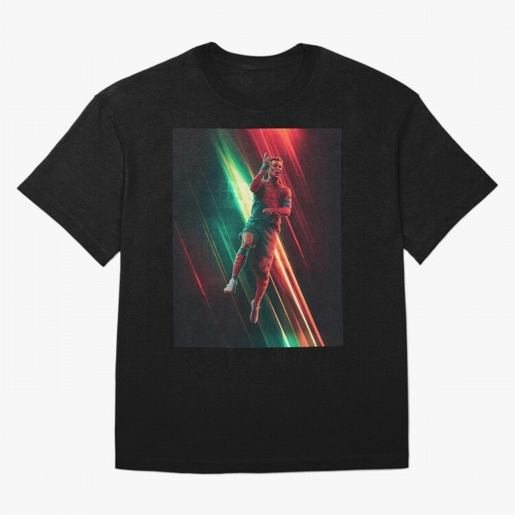 Cristiano Ronaldo Oversized T-Shirt Feel International Energy from FIFA World Cup 2026 for Fans of Cristiano Ronaldo and Germany, Bringing Stadium Memories, Football Loyalty, International Chants and Championship Tradition; Great for Supporters Who