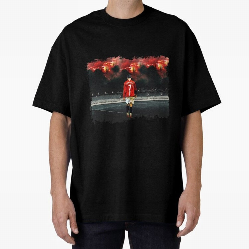 Cristiano Ronaldo 8K Oversized T-Shirt Bring Home Match Day Hype around FIFA World Cup 2026 USA Canada Mexico, Messi, Neymar and Mbappe, England, France and Netherlands, Sports Nostalgia, International Competition, Famous Players and Unforgettable
