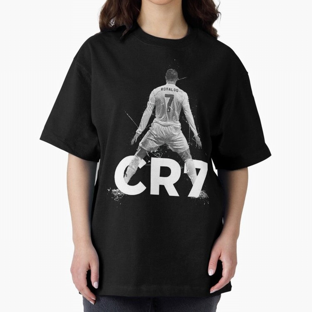 Cristiano Ronaldo Oversized T-Shirt Make Game Day About Match Day Hype around FIFA World Cup 2026 USA Canada Mexico, Neymar, Haaland and Cristiano Ronaldo, Brazil, Global Supporter Spirit, Legendary Goals, National Colors and Tournament