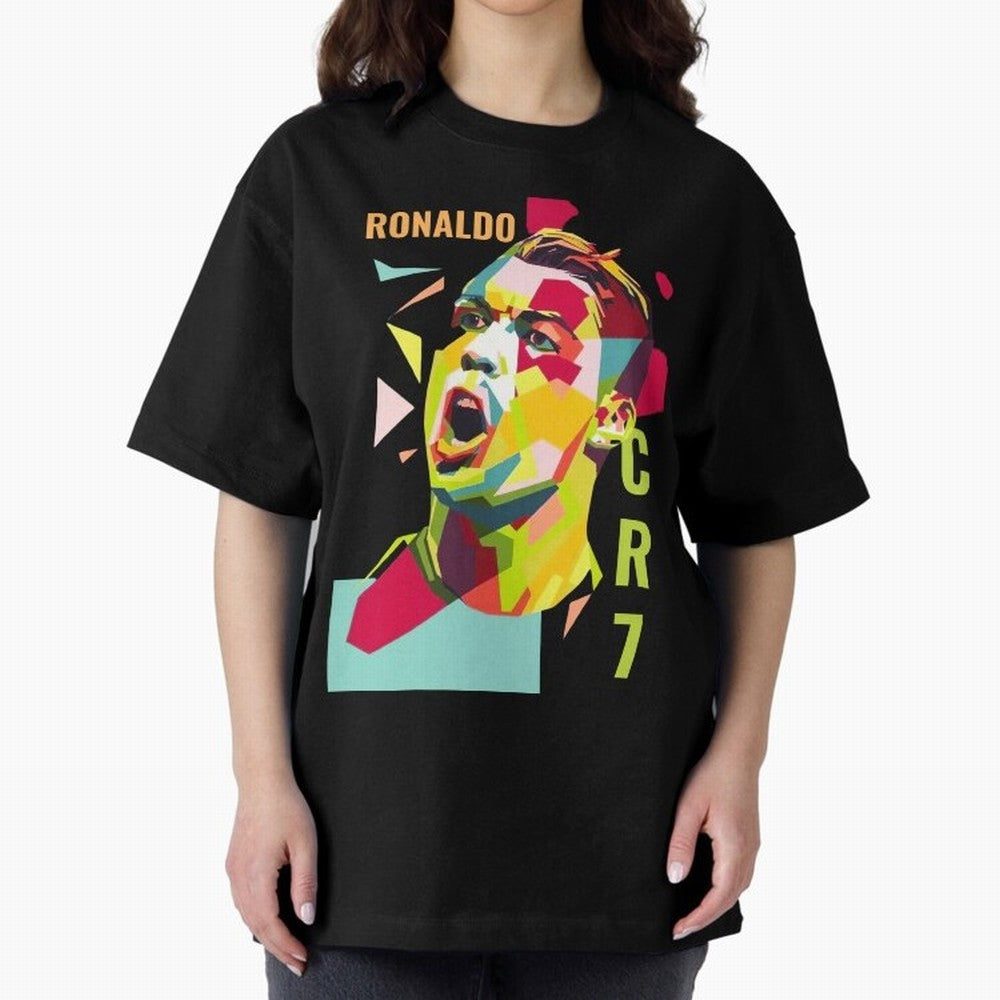 RONALDO CR7 Design Oversized T-Shirt Keep the Legacy of FIFA World Cup 2026 Group Stage Made for Mbappe, Argentina Energy, Worldwide Fan Energy, Dramatic Goals, Stadium Lights and Championship Celebrations; Built for Supporters Chasing Trophy