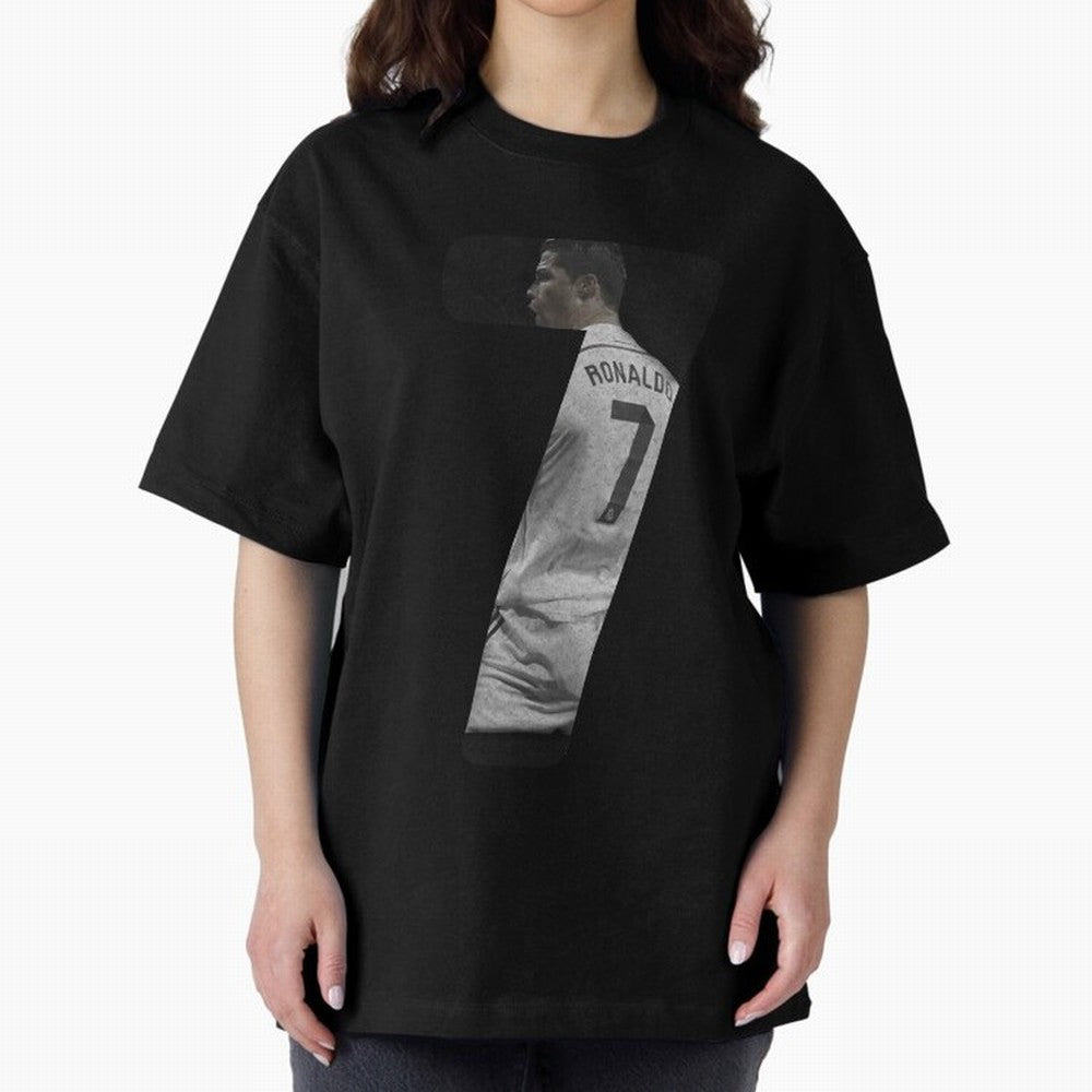 Cristiano Ronaldo shirt number manipulation Oversized T-Shirt Bring a Champion Mindset to Global Football Passion for FIFA World Cup 2026, Connected to Mbappe and Neymar, Brazil, Stadium Memories, Football Loyalty, International Chants and