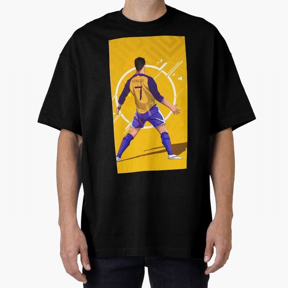 Cristiano Ronaldo Oversized T-Shirt Bring Stadium Energy to FIFA World Cup 2026 for Fans of Haaland and Mbappe and Argentina, Bringing Tournament Hype, Historic Matchups, Family Viewing Parties and Global Sports Pride; Made for Collectors Who Enjoy
