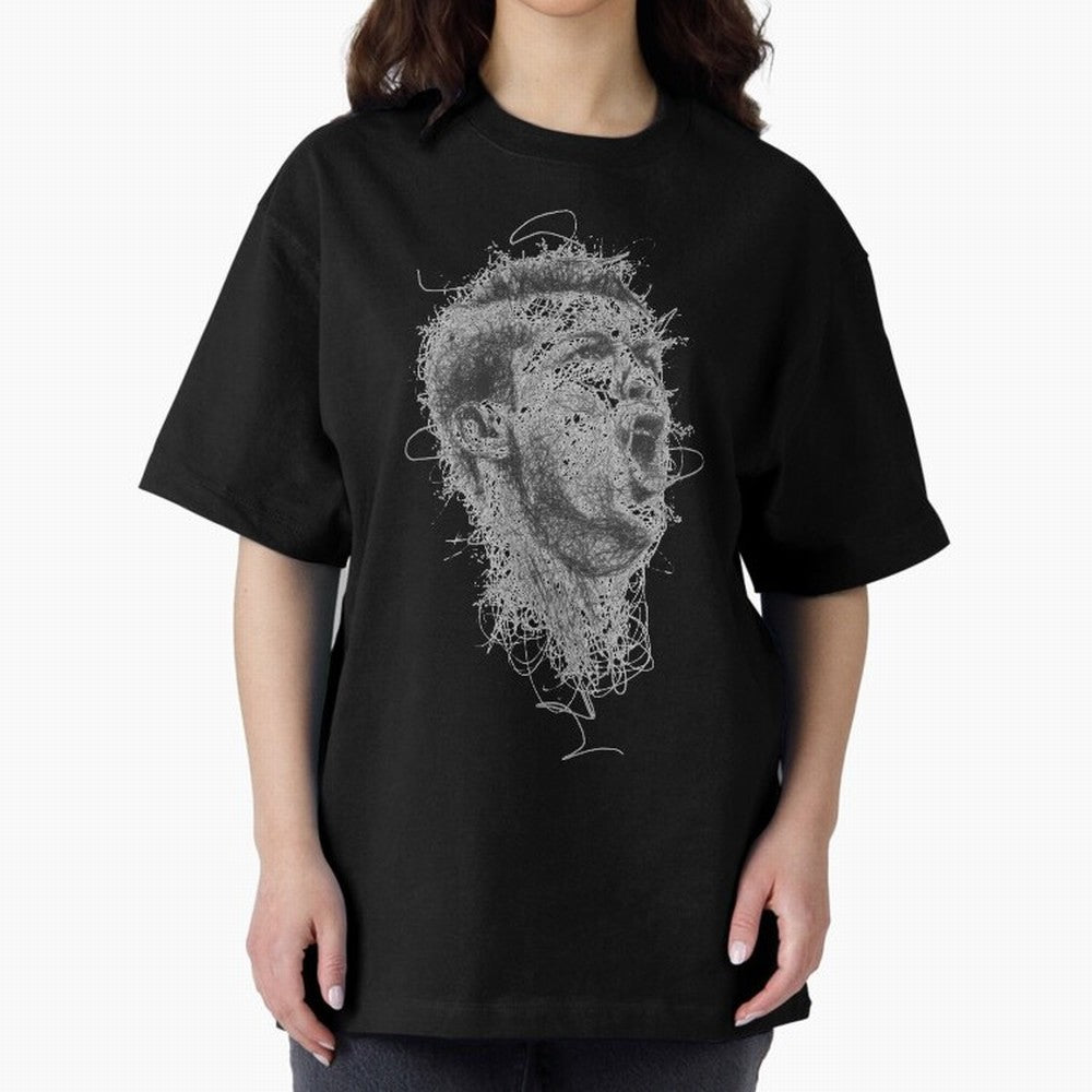 Painting Ronaldo Art Oversized T-Shirt Celebrate Football Dreams Across FIFA World Cup 2026 USA Canada Mexico Spirit, Built around Spain, CR7, Stadium Memories, Football Loyalty, International Chants and Championship Tradition; Built for Supporters