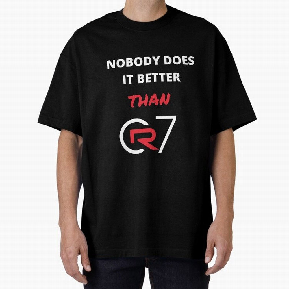 Cristiano Ronaldo T-shirt Oversized T-Shirt Keep Football History Alive during Global Football Passion for FIFA World Cup 2026 Group Stage, Capturing Cristiano Ronaldo, France, Match Day Excitement, Supporter Culture, Golden Goals and Global