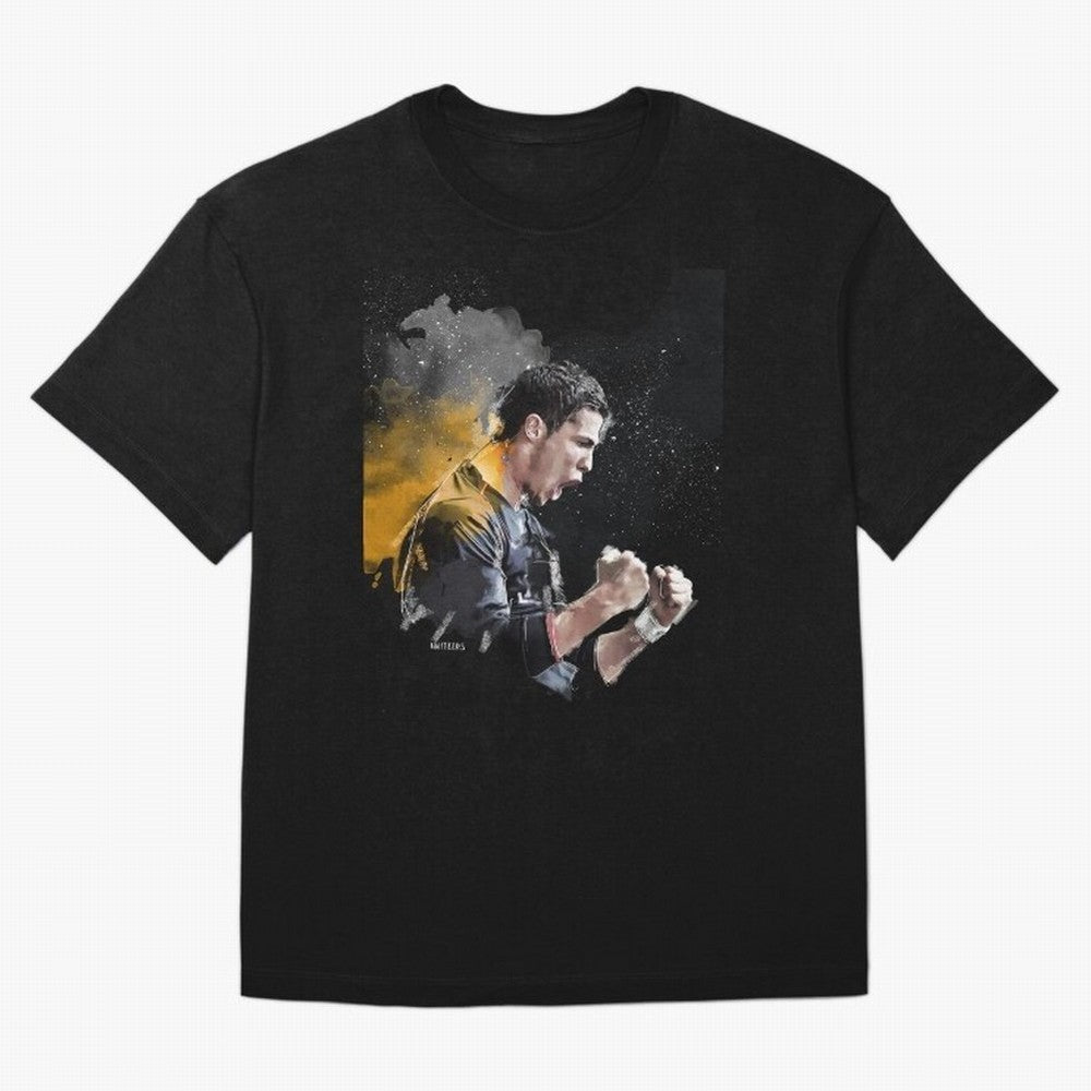 CRISTIANO RONALDO PAINTING Oversized T-Shirt Bring Legendary Rivalry Energy to FIFA World Cup 2026 Group Stage Spirit, Featuring Brazil, Portugal and Argentina, CR7, Supporter Pride, Iconic Celebrations, Legendary Names and Global Match Day Energy;