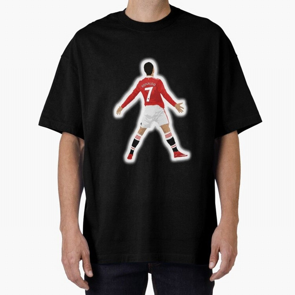 Art Cristiano Ronaldo Oversized T-Shirt Turn Up for Global Football Passion for FIFA World Cup 2026 Group Stage, Connected to Neymar, Haaland and Cristiano Ronaldo, France, Soccer Culture, Superstar Moments, National Team Dreams and Competitive