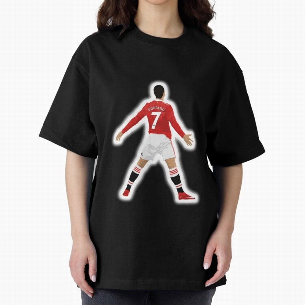 Art Cristiano Ronaldo Oversized T-Shirt Turn Up for Global Football Passion for FIFA World Cup 2026 Group Stage, Connected to Neymar, Haaland and Cristiano Ronaldo, France, Soccer Culture, Superstar Moments, National Team Dreams and Competitive