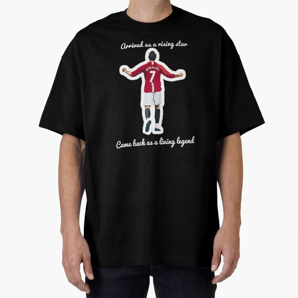 Cristiano Ronaldo Manchester United Siu Siuuu MUFC Oversized T-Shirt Bring Champion Energy into Global Football Passion for FIFA World Cup 2026, Connected to Haaland and Mbappe, Netherlands, Stadium Chants, National Pride, Trophy Dreams and
