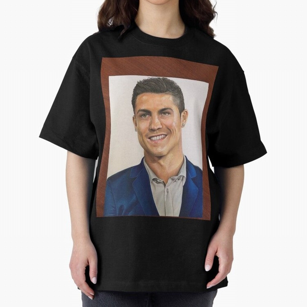 cristiano ronaldo Oversized T-Shirt Get Ready for the FIFA World Cup 2026 Group Stage Journey through Mbappe Highlights, Brazil, Portugal and Argentina Pride, Classic Soccer Heritage, Championship Pressure, Fan Loyalty and International Pride;