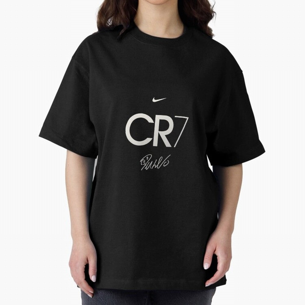 Cristiano Ronaldo Oversized T-Shirt Honor Football Greatness during Match Day Hype around FIFA World Cup 2026, Haaland, England and Germany, Stadium Memories, Football Loyalty, International Chants and Championship Tradition; Great for Watch