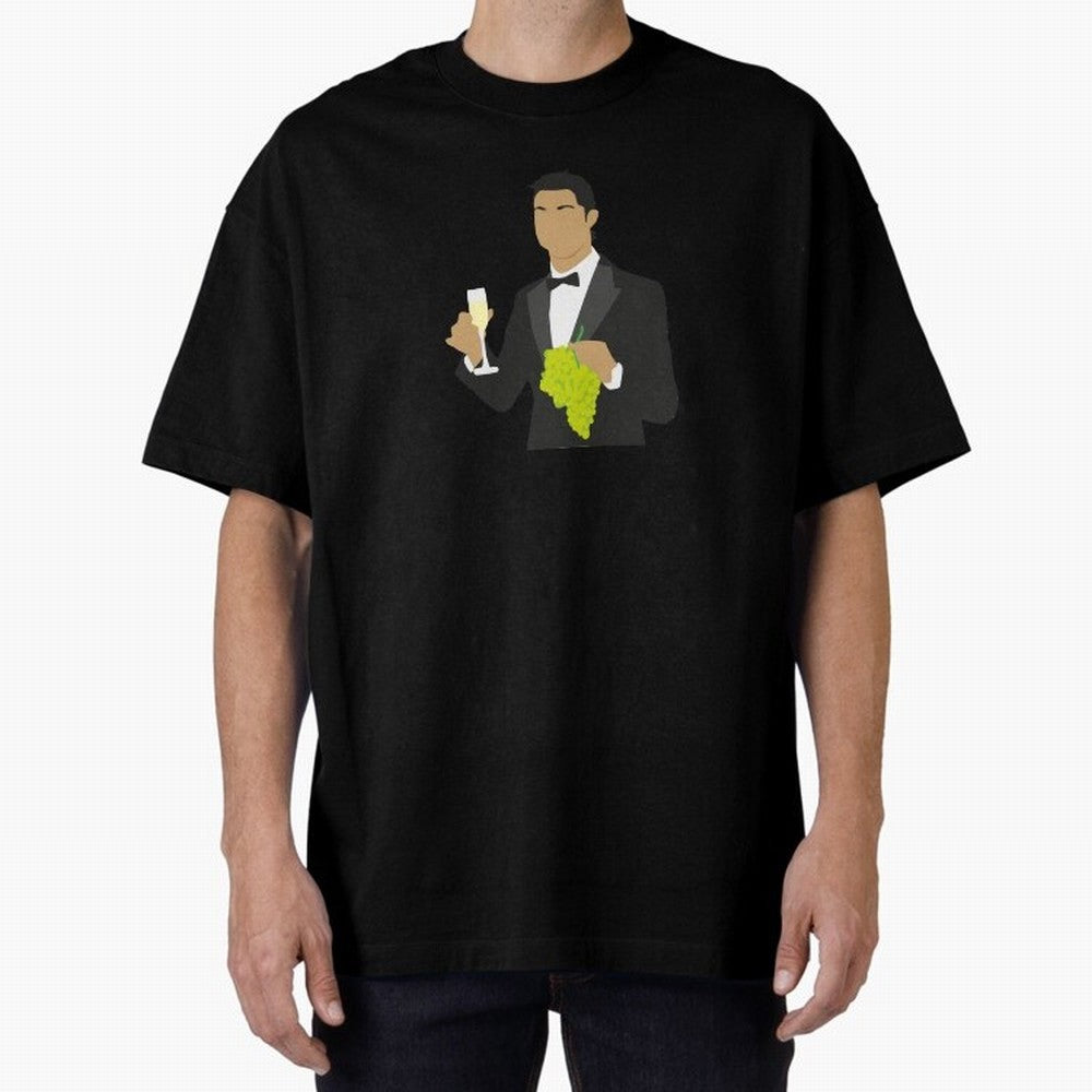 Cristiano Ronaldo living his best life Oversized T-Shirt Bring a Vintage Feel to FIFA World Cup 2026 Spirit, Capturing England, France and Netherlands, Mbappe, Vintage Soccer Flavor, Modern Football Stars, National Flags and Final Night Emotion;