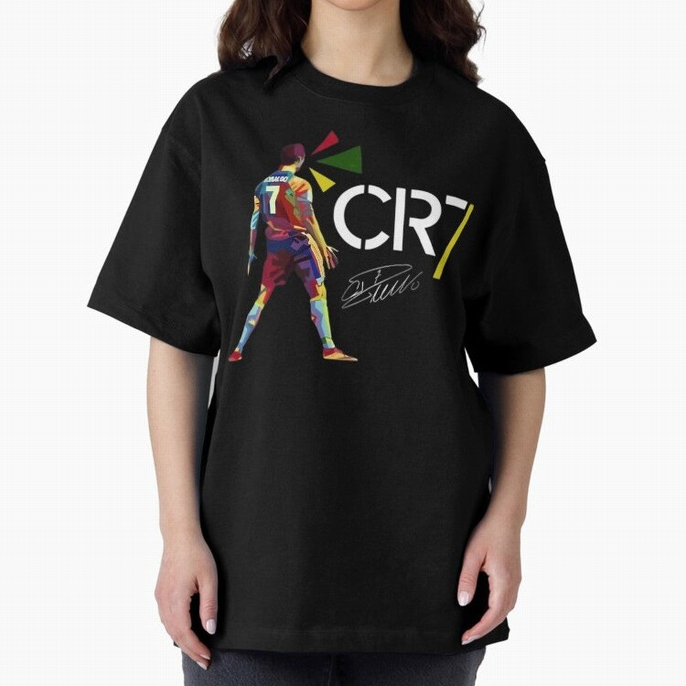 Cr7 Cristiano Ronaldo Signature Oversized T-Shirt Represent Football Lovers during FIFA World Cup 2026 Built around Messi, Germany Energy, Tournament Hype, Historic Matchups, Family Viewing Parties and Global Sports Pride; Ideal for Football Dads,