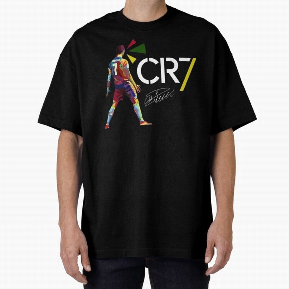 Cr7 Cristiano Ronaldo Signature Oversized T-Shirt Represent Football Lovers during FIFA World Cup 2026 Built around Messi, Germany Energy, Tournament Hype, Historic Matchups, Family Viewing Parties and Global Sports Pride; Ideal for Football Dads,