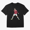 Ronaldo in Flight Oversized T-Shirt Honor the Football Icons of the FIFA World Cup 2026 USA Canada Mexico Journey through CR7 Highlights, Portugal, Spain and Germany Pride, Football Festival Excitement, Trophy Ambitions, Country Rivalries and Star